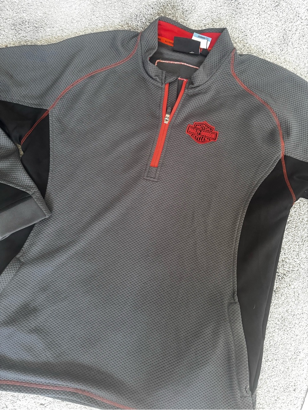 Harley-Davidson H-D Performance 1/4 Zip Pullover – Men’s Medium